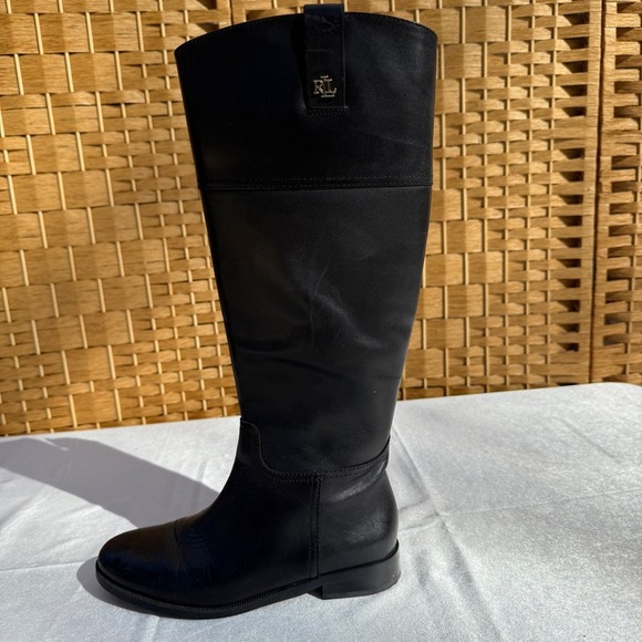 Ralph Lauren Barkston Leather Boot Women's Size 6 - Picture 5 of 16